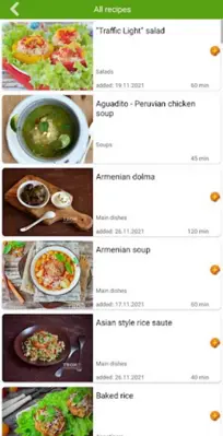 Rice recipes android App screenshot 3